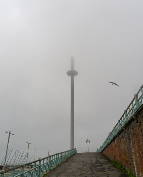 i360 in the clouds