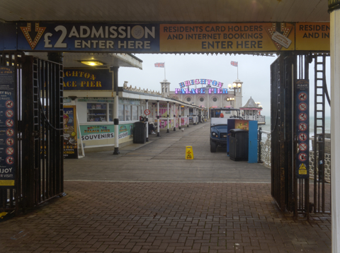 Palace Pier entrance