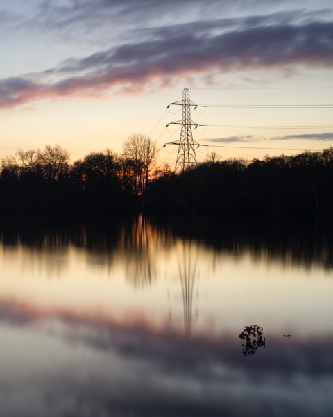 Peaceful sunset