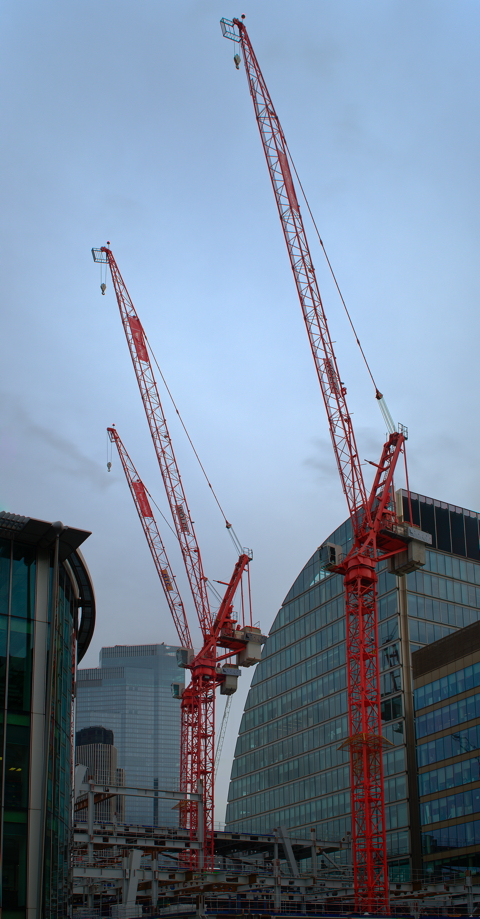 Red Cranes